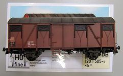 Güterwagen auf Wagenkarte