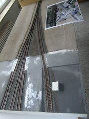 Bahnhof vor dem Begrünen